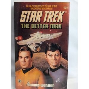 Pocket Books Paperback Star Trek The Better Man Weinstein #72 TOS Sci-Fi 1994